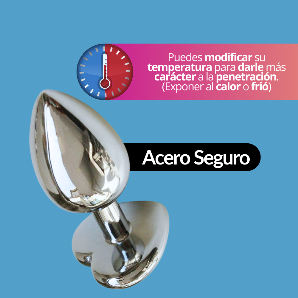 Plug Anal Corazón Talla M PLU008-M