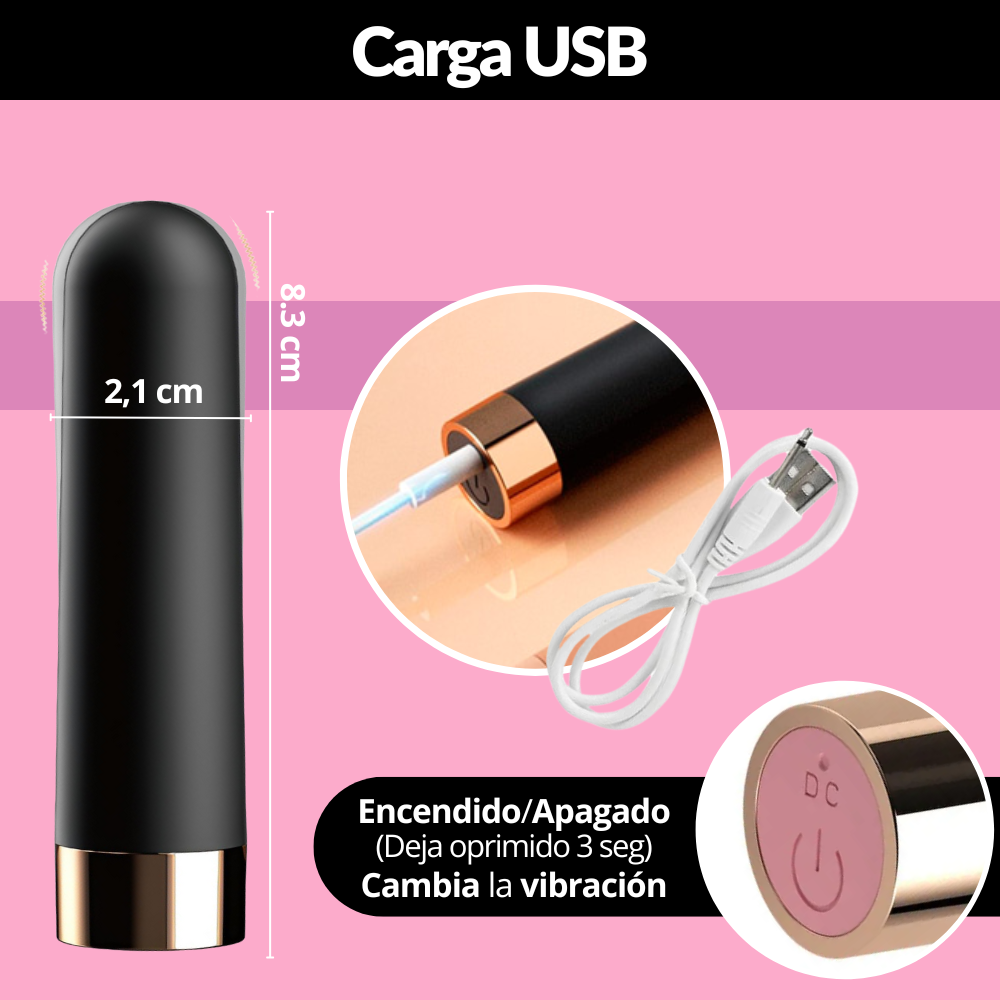 Vibrador Dildo Bala Vibradora BAL020