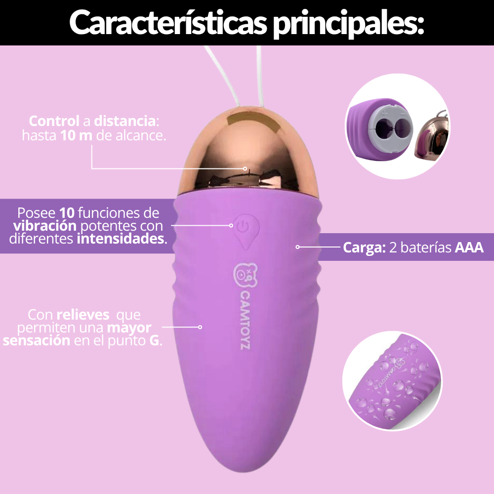 Huevo Vibrador Inalámbrico HUV024